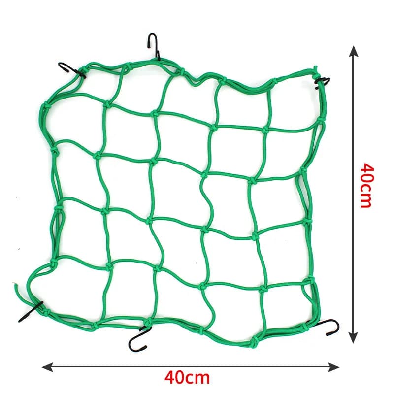 Motorcycle Modified Parts, Fuel Tank Cargo Net for Scooter, E‑Bike & Moped, Helmet Storage Luggage Net