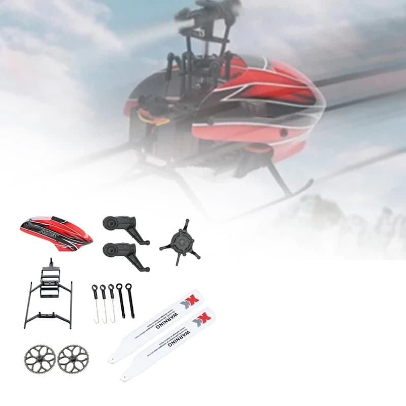 Set di accessori per elicotteri RC per parti di aggiornamento per elicotteri Wltoys XK K110S RC