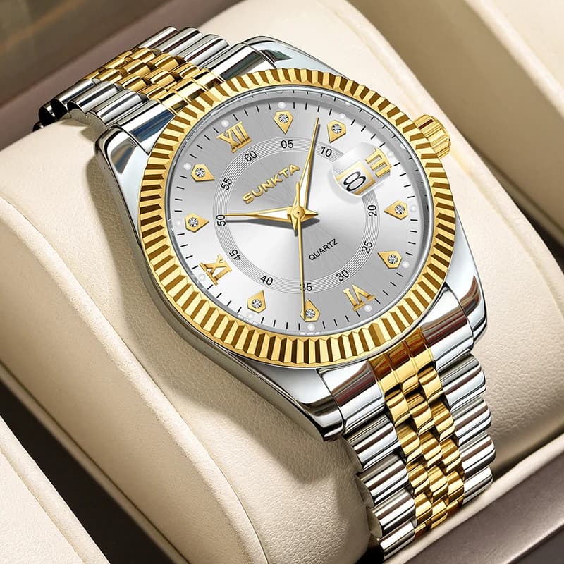 LIGE SUNKTA Men Watch Top Brand Luxury Fashion Luminous Watches For Men Outdoor Sports Waterproof Diamond Big Dial Watch Men