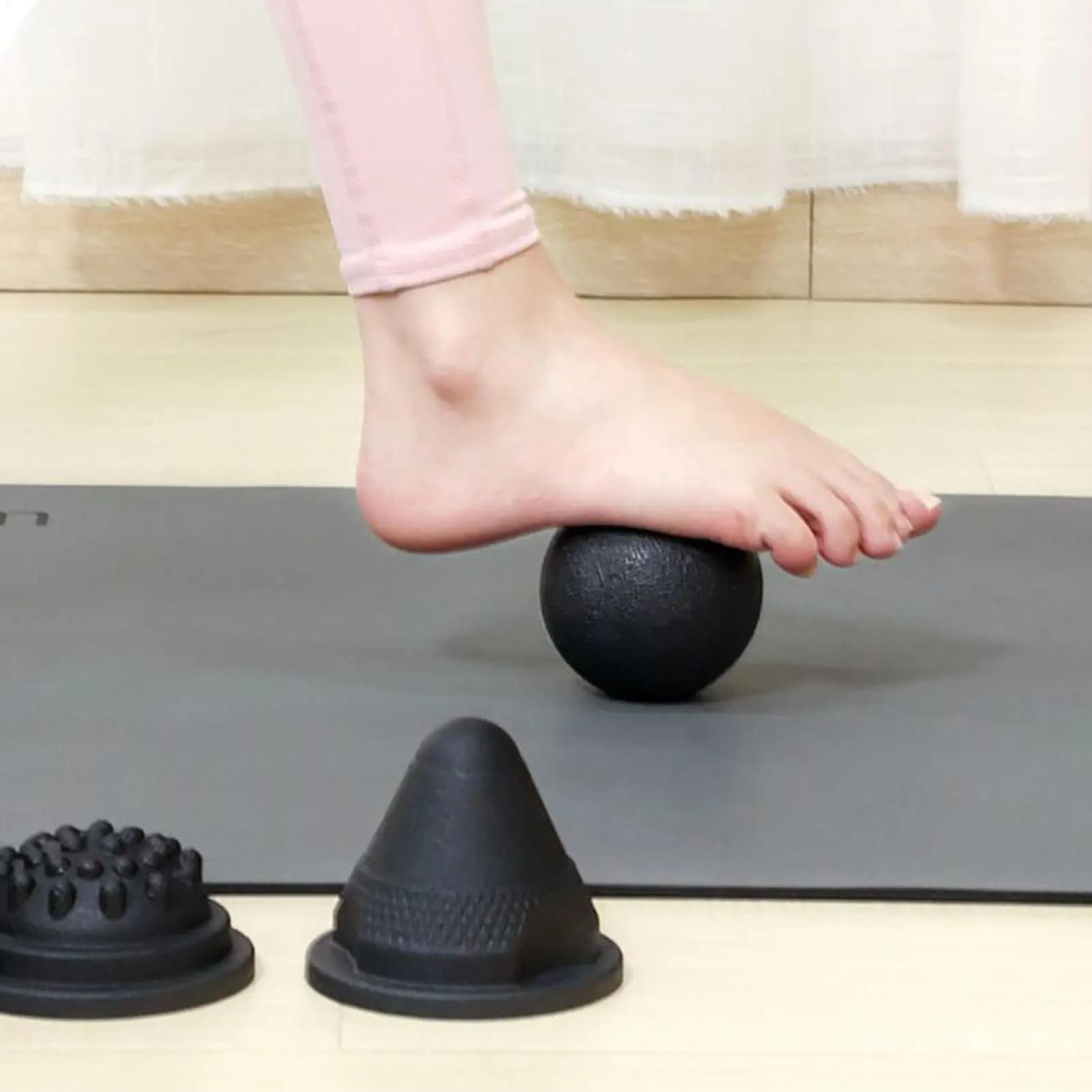 Foam Roller Kit for Massage with Foam Roller for Back Exercises, Non-slip Wheel for Deep Fabrics, Gym Accessories for Legs, Travel, Fitness, Pilates