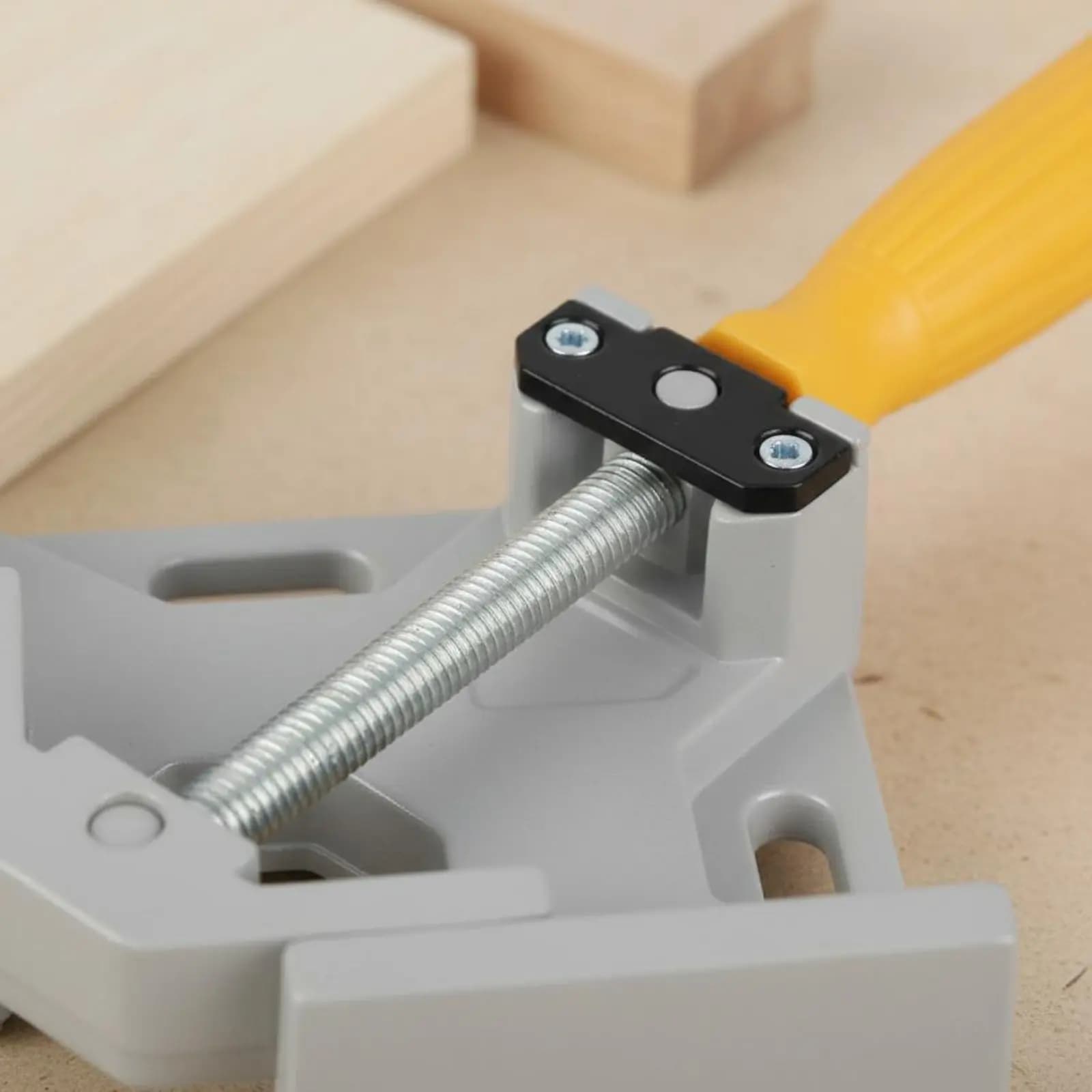 Morsetto ad Angolo Retto 90 Gradi, Morsetto a Sgancio Rapido, Morsa per Cornici, Supporto Multifunzionale per Carpenteria