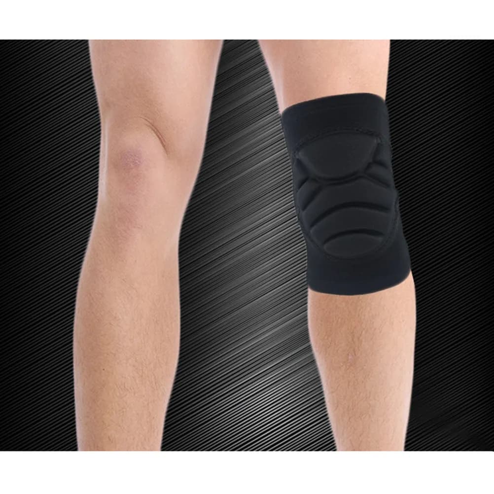 1 paio di protezioni per ginocchia leggere e alla moda, traspiranti, ideali per il recupero da infortuni, la prevenzione degli allungamenti, per basket e calcio.
