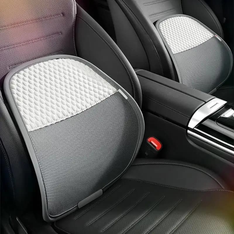 Supporto posteriore Cuscinetto Sedile Mesh Supporto lombare posteriore con mesh traspirante 16x17in cuscino posteriore Supporto