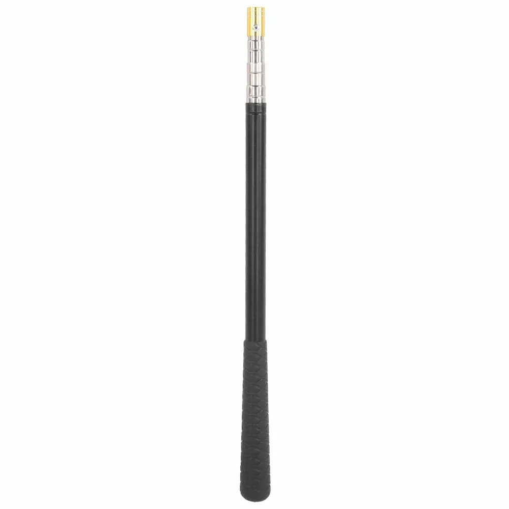 Canna da Pesca Telescopica a 5 Sezioni, Manico per Guadino con Interfaccia a Vite da 8mm, Mini Canna da Torrente in Acciaio Inossidabile