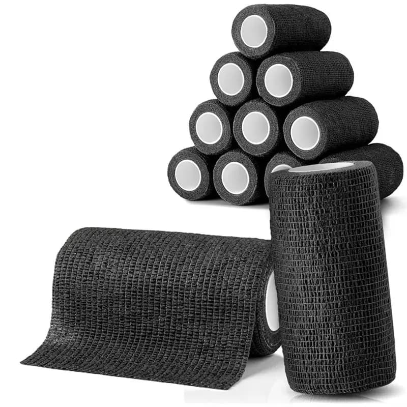 Benda autoadesiva per dropshipping - 12 rotoli di bende (10 cm x 4,5 m) - Materiale per bende in gesso - Benda elastica