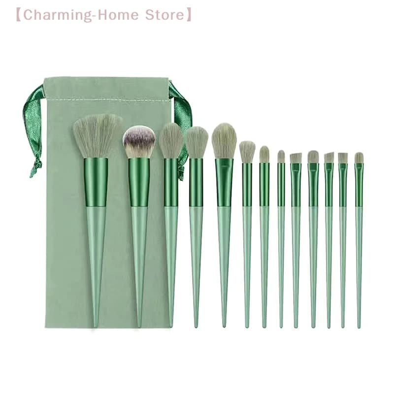 【M】8/13PCSMakeup Brush Set Fluffy Professiona Cosmetic Foundation Powder Eyeshadow Kabuki Make Up Brush Beauty Tool Makeup