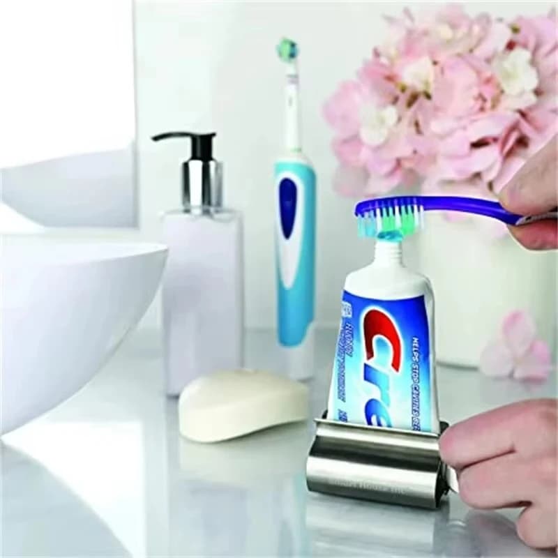 Accessories for bathroom Pipe Roller for toothpaste Stainless steel crusher Roller Dispenser Wheel for Cosmetic Ointments