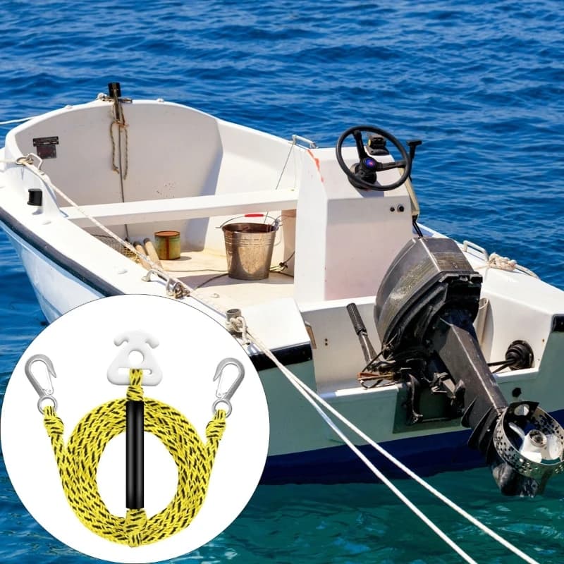 Cavo traino marino leggero Cavo Durata migliorata Presa Adatto per sport acquatici e traino D7YA