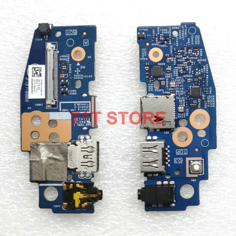 original for Dell Inspiron 5410 Laptop Power Button Board USB SD Card Reader board 09vcx9 9vcx9 test good free shipping
