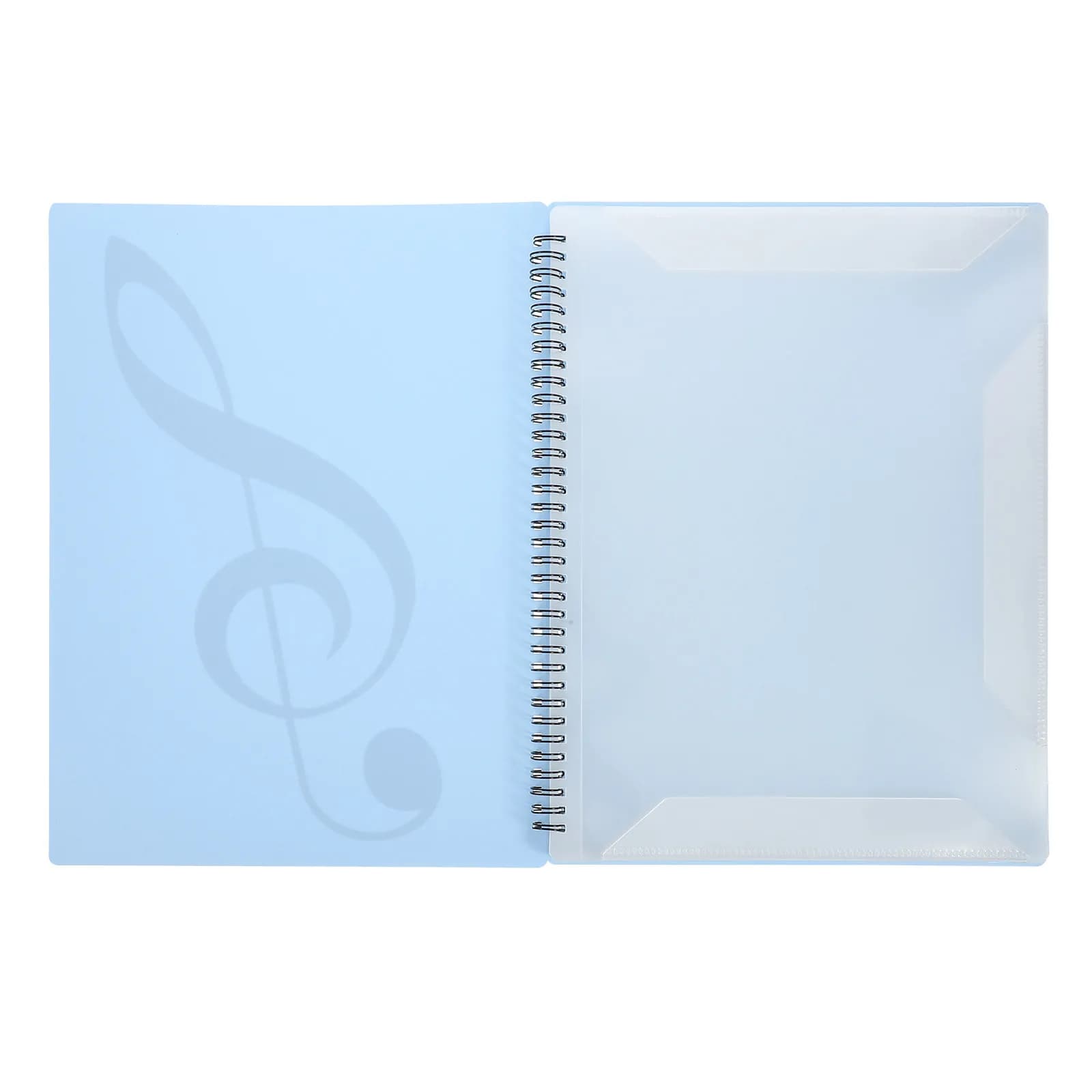 A4 Music Folder Sheet Music Binder Reusable Plastic File Holder for Piano Scores Concerts Business Meetings Outdoor Storage