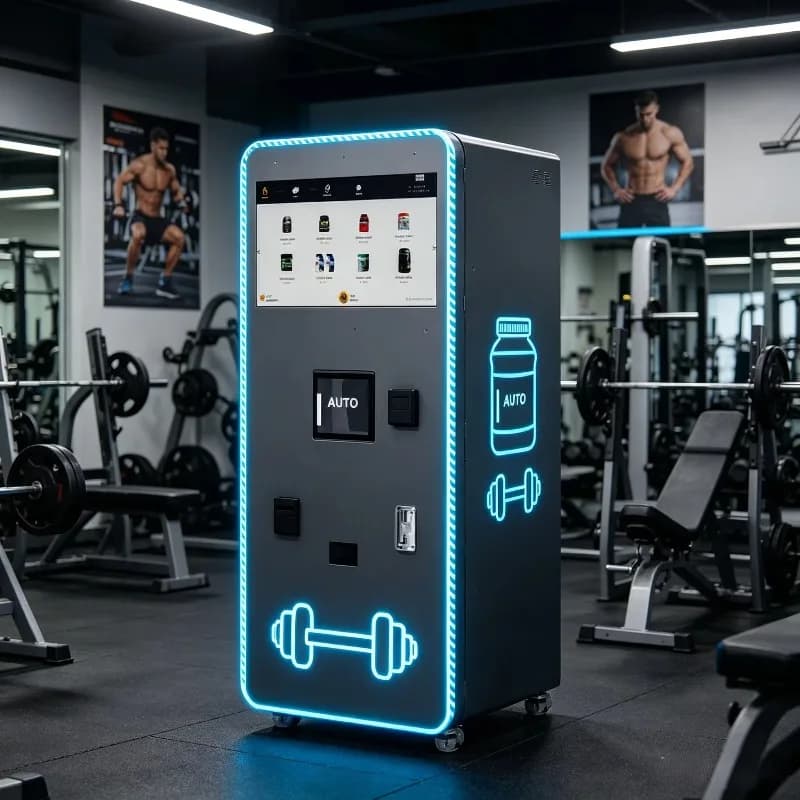 Customized Commercial Protein Powder Dispenser Vending Machine - CE Certified Automatic Shake Station with Multi-payment Support