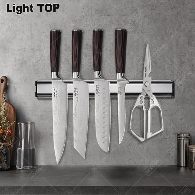 Portacoltelli da cucina multiuso potente portacoltelli portaoggetti a parete striscia magnetica per coltelli accessori per utensili da cucina