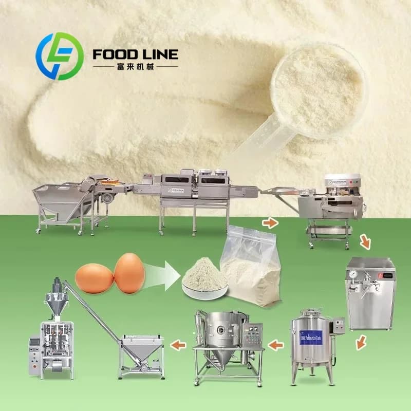 Whey Protein Spray Drying Tower Equipment Isolate Making Machine for Powdered Snack Food Processing Customize