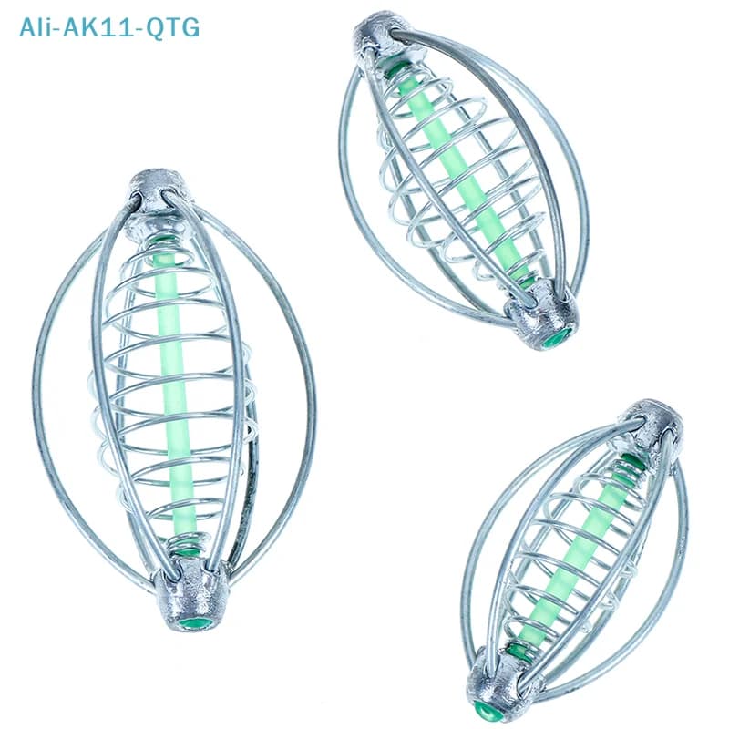 Nuovo Set da 10 Pezzi di Esche a Molla per la Pesca, Attrezzatura da Pesca in Metallo per Feeder, Accessori da Pesca S/M/L