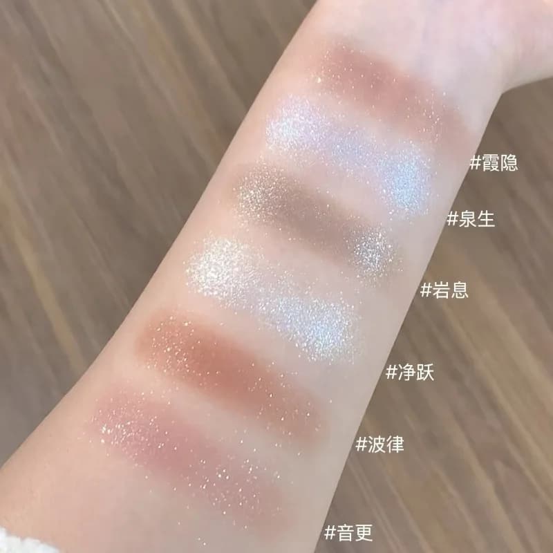Ombretto Monocolore al Quarzo Rosa, Stick Multifunzionale Shimmer Smoky Highlighter in Crema per il Trucco Quotidiano Femminile