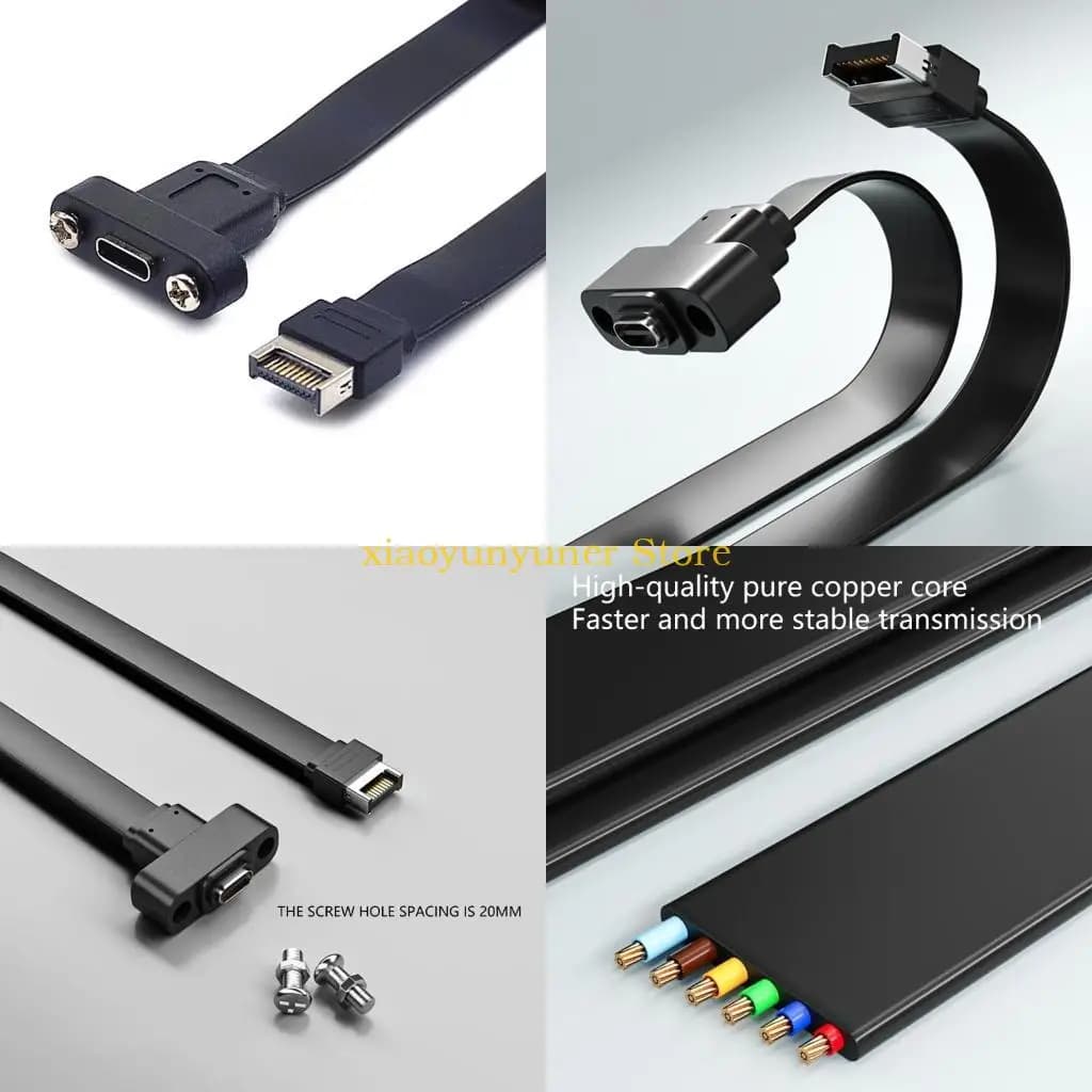 P9JB Cavo prolunga USB 3.1 da tipo E a C Cavo dati a ricarica rapida per tecnici