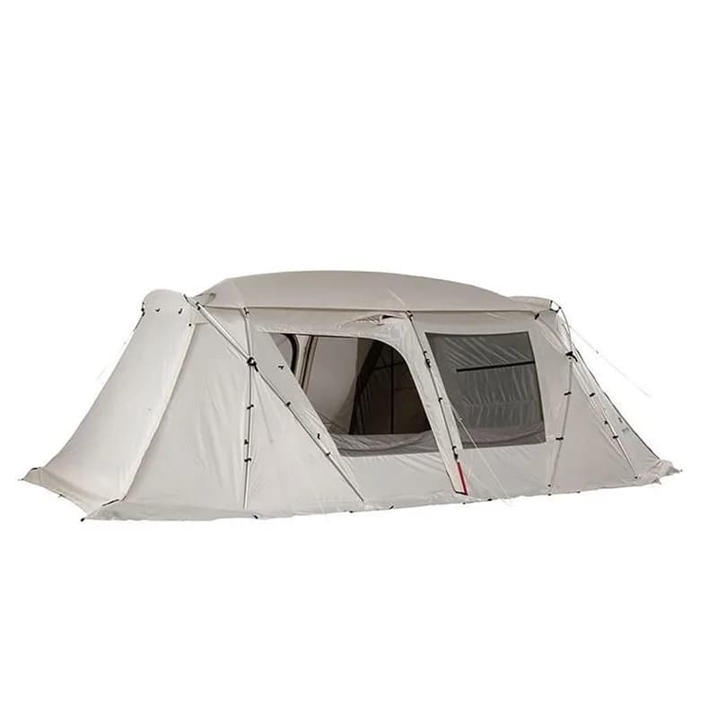 Family Tent Multi-Person Portable Two-Bedroom One-Living Room Tent Thickened Rain-Proof Double-Layer Camping Tent
