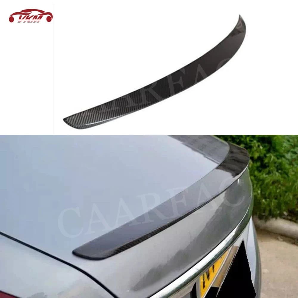 Spoiler Posteriore in Fibra di Carbonio per Mercedes Benz Classe S W222, Spoiler per 4 Porte S400 S500 S600 S63 S65 AMG 2014-2017 FRP