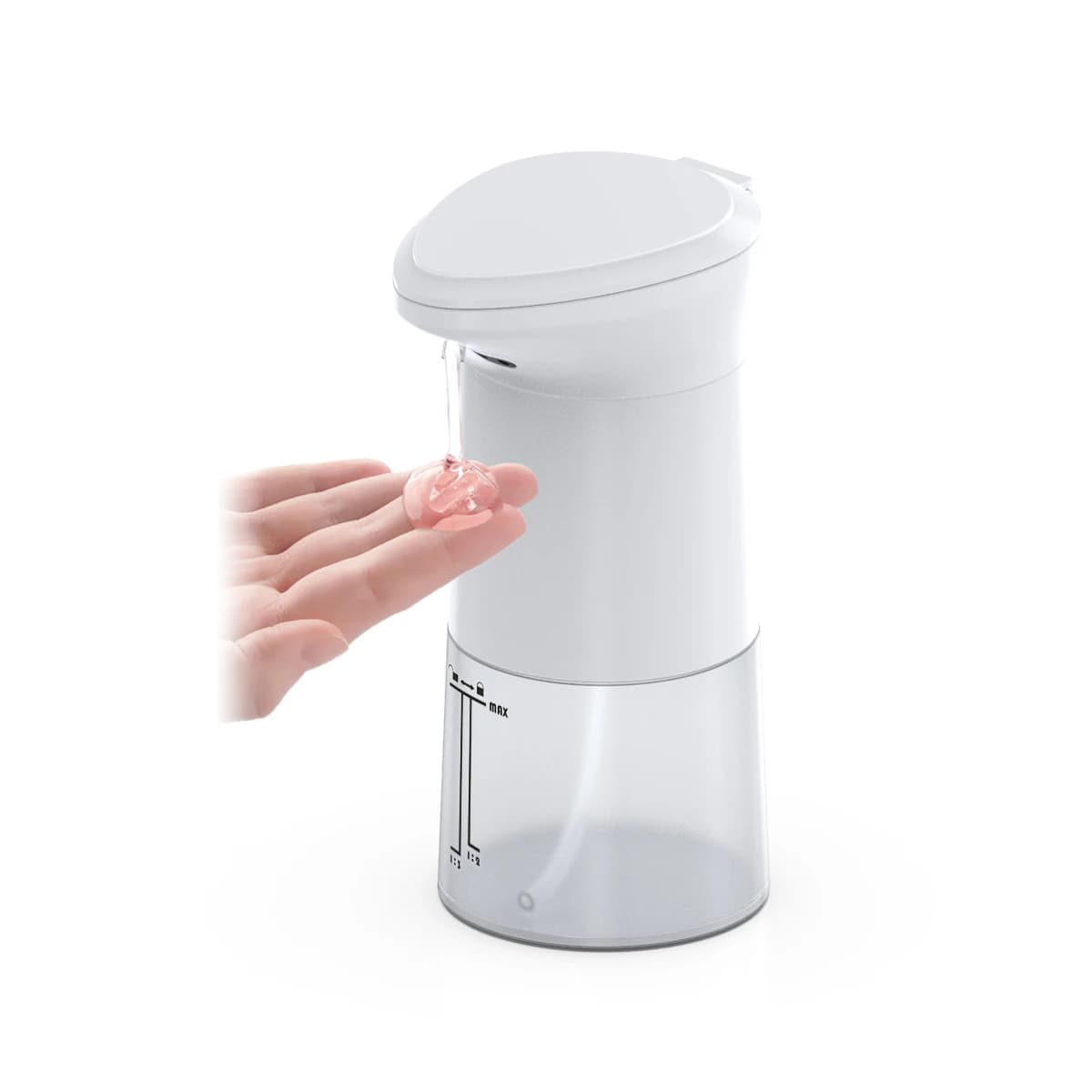 Dispenser automatico di sapone in schiuma a pannello touch per lavaggio a mano dell'hotel, bagno, cucina, etichetta privata, economico