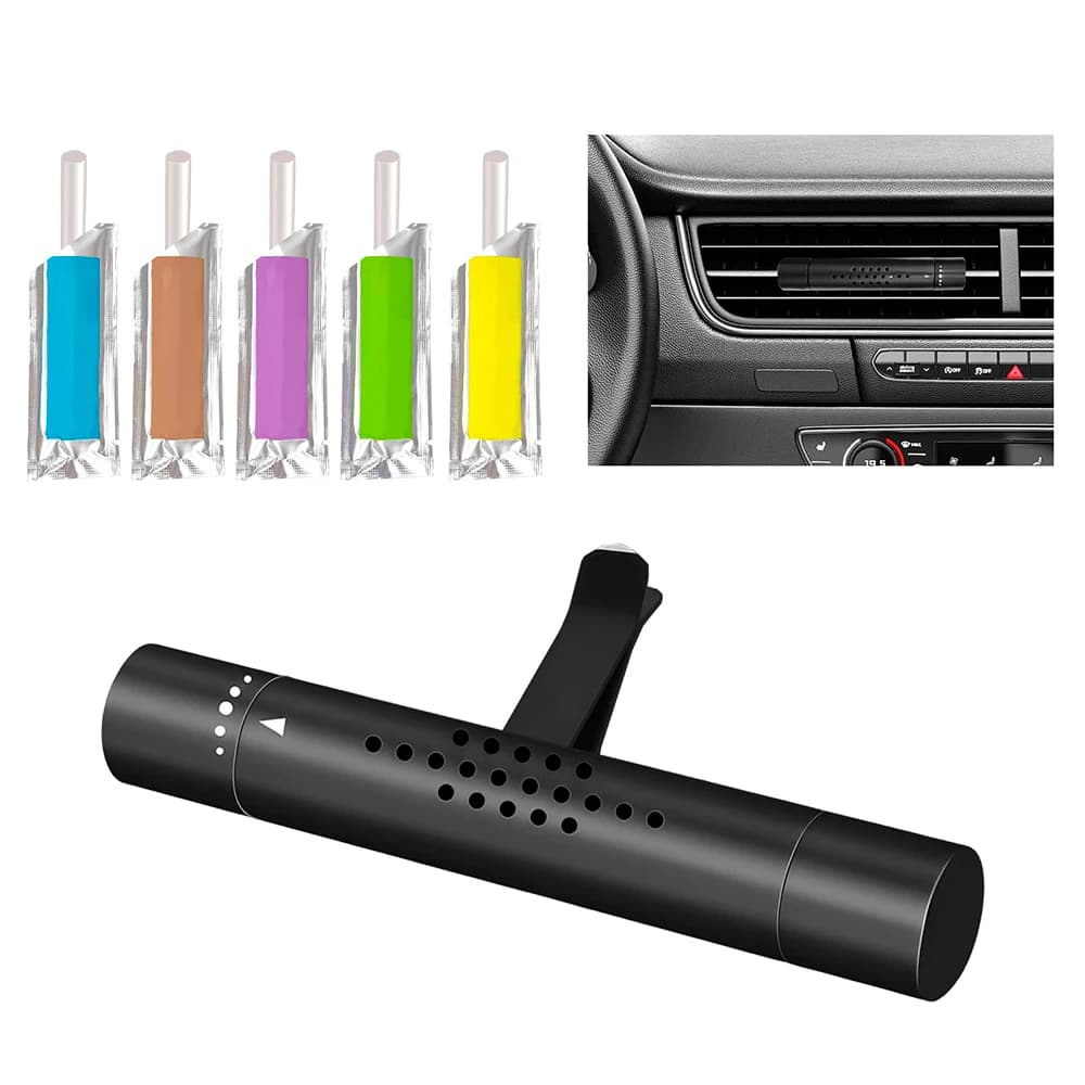 Indoor Car Perfume Diffuser with Car Deodorant Clip, Long-Term Perfume for Vehicles 6 Styles, Rechargeable Car Accessories