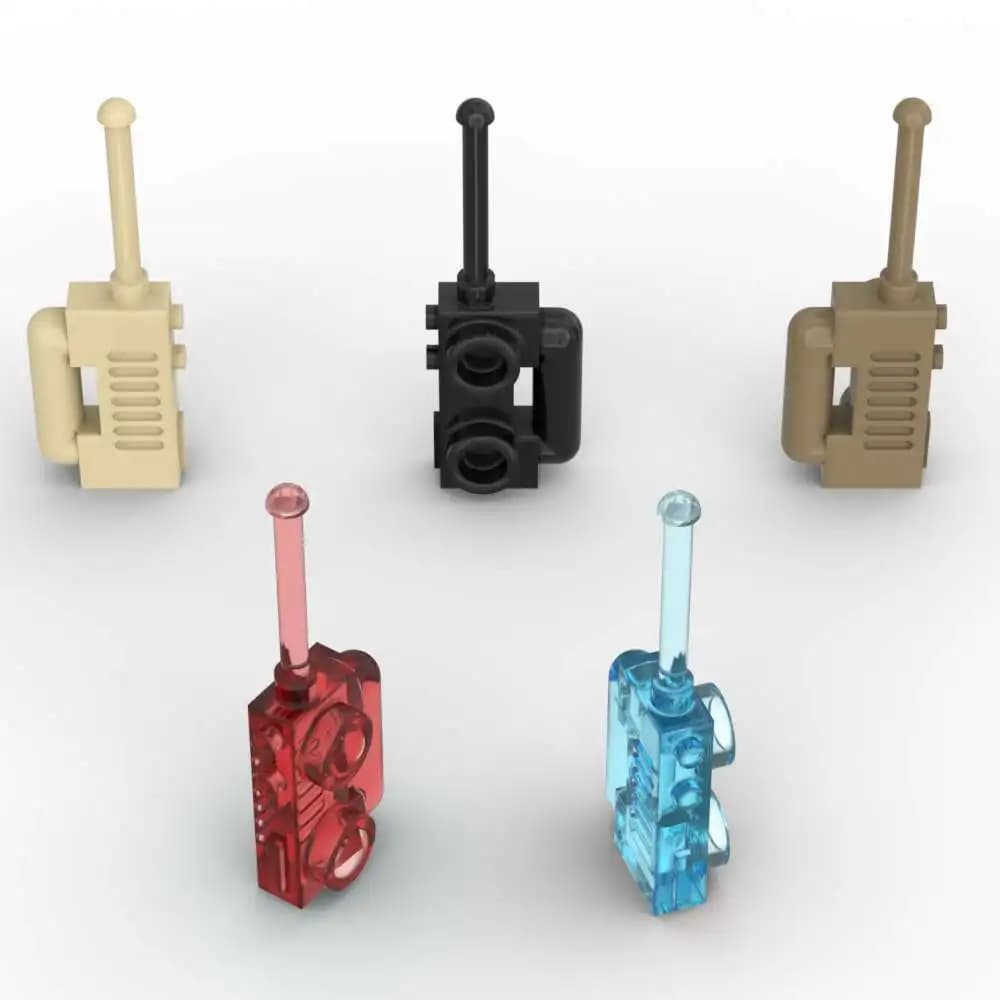 MOC 10PCS 3962 Telefono Palmare Mattoni Strumento Radio Building Blocks Kit Figure Compatte Idea FAI DA TE Giocattoli Per Bambini Regalo Di Compleanno Del Capretto
