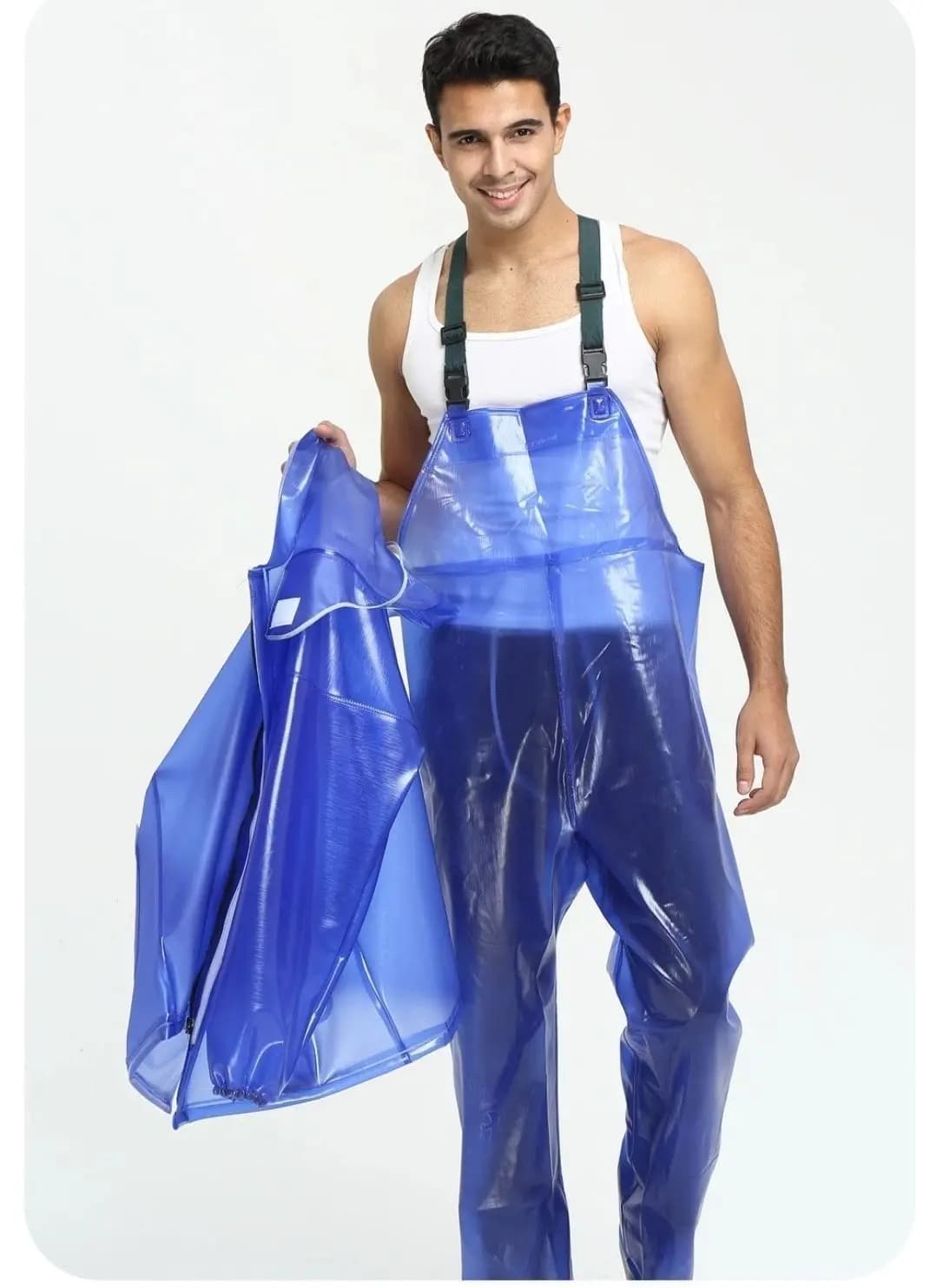 Man's Jacket Rainproof Cami Trousers Suit