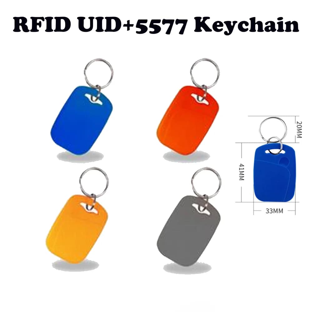UID 13.56Mhz Dual Chip Smart modificabile Card 125Khz T5577 riscrivibile copia chiave RFID 1K S50 NFC Clone Badge IC ID Token