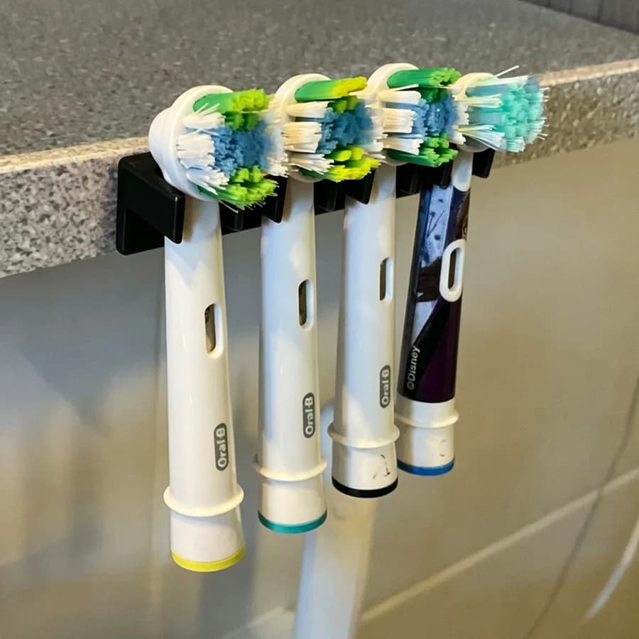 Toothbrush Holder Bath Wall-Mounted Electric Toothbrush Holders Adults Toothbrush Stand Hanger Bathroom Accessories