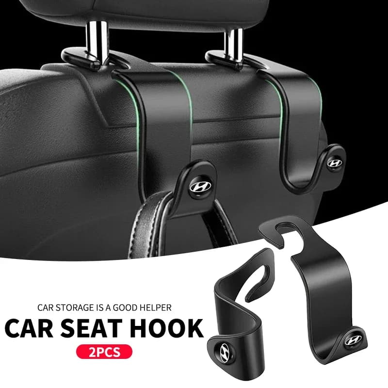 Car Seat Headrest Hook Hanger Storage Car Back Seat Hooks Organizer Holder Clips For Hyundai i30 Tucson i20 Accent i10