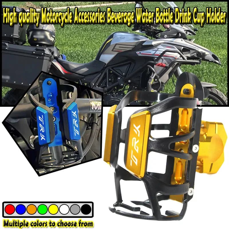 For Benelli TRK502X TRK551 TRK702X TRK 502 X 552 800 902 Motorbike Beverage Water Bottle Drink Cup Holder