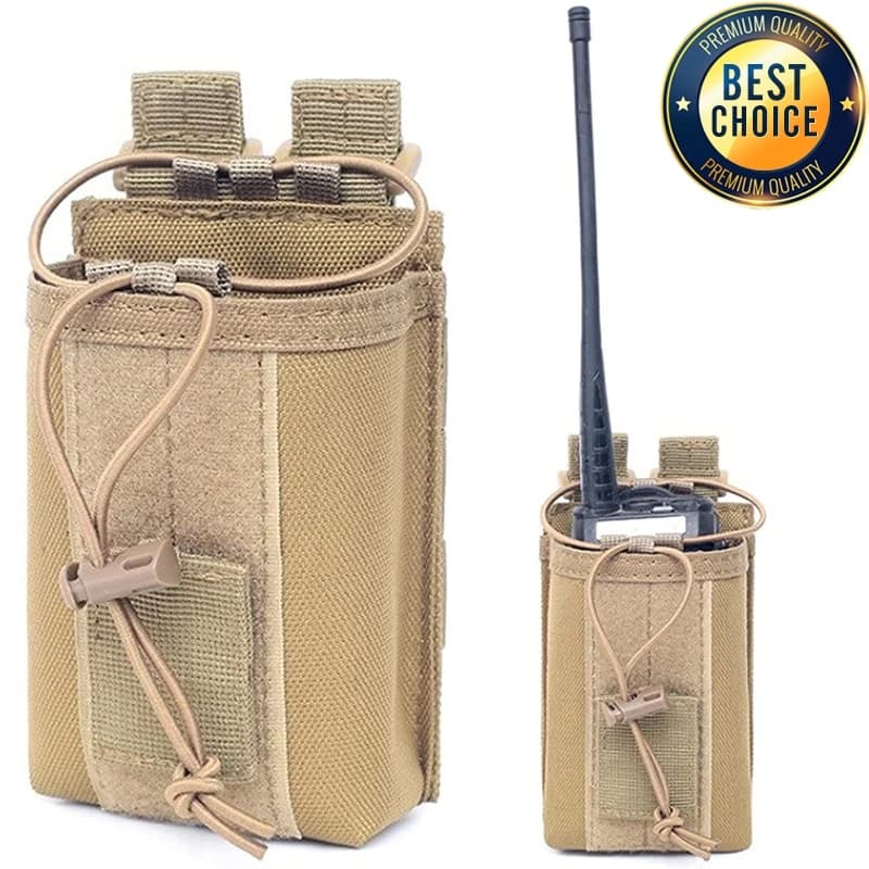 Caccia all'aperto 1000D Talkie Pouch Sport tattico Molle Nylon Radio Walkie Talkie Holder Bag Magazine Mag Pocket