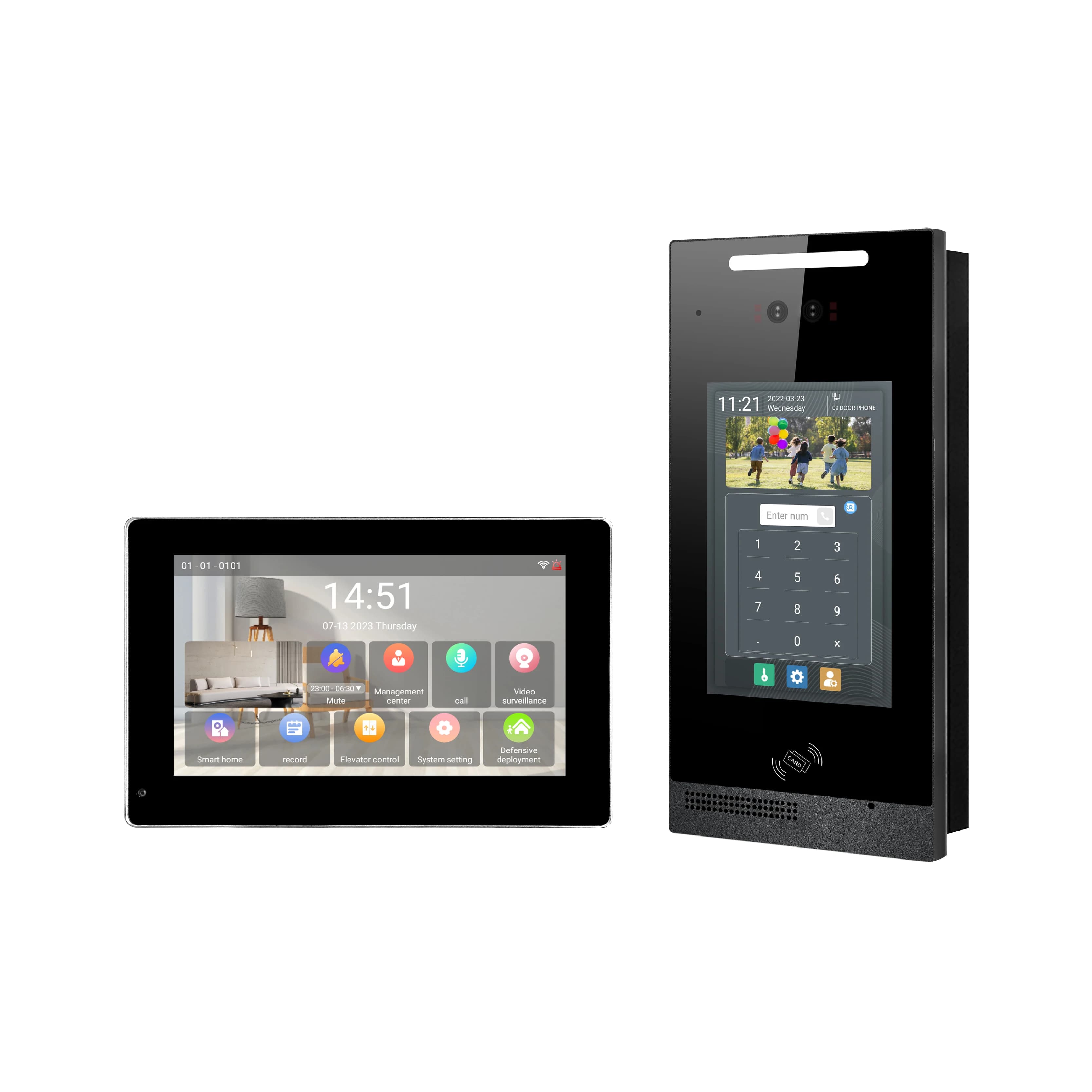 Video Smart Indoor Intercom Ring Door Camera Sistema citofonico impermeabile Sistemi di controllo accessi