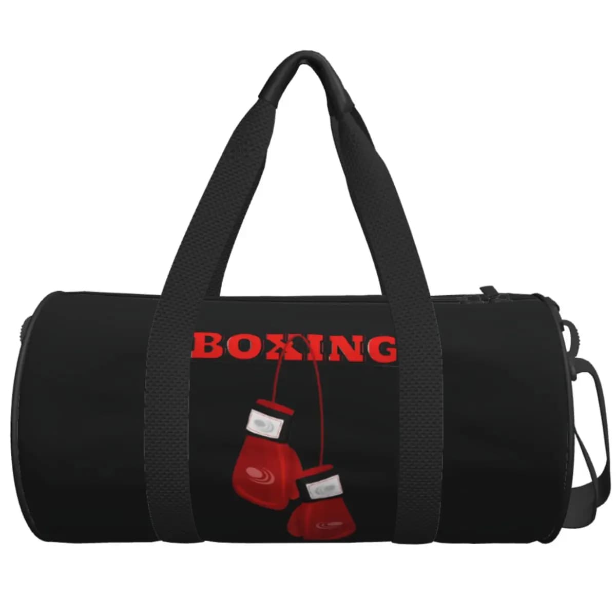 Boxing Lover-Bayingimg Borse sportive Borsa da palestra da viaggio con scarpe Borse divertenti Borsa da fitness per weekend modello da uomo