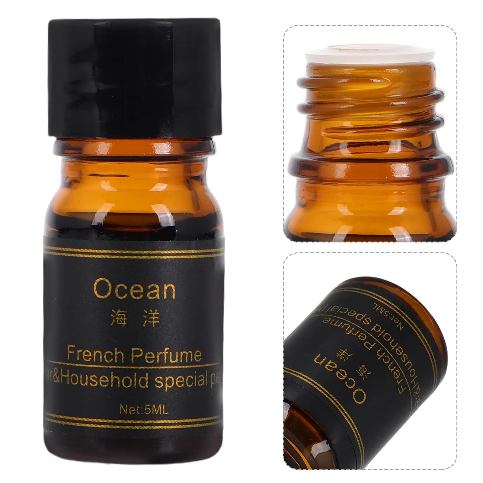 Refill Essential Oil for Deodorant Car 5ml, Fragrance Diffuser for Auto, Eliminates Odori, Aromatherapy, Perfumer for Auto