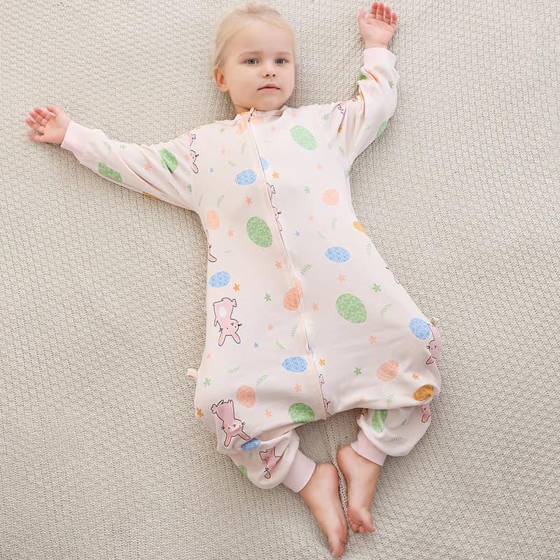 MICHLEY Cartoon Sleepsacks Baby With Detachable Sleeves For Boys Girls Children's Sleeping Bag Split-legged