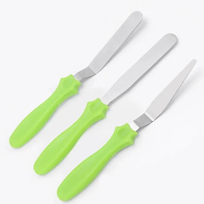 3PCS Butter Spreader Knife Set Stainless Steel Bread Cheese Jam Spreading Knives Ergonomic Handle Kitchen Tool Set