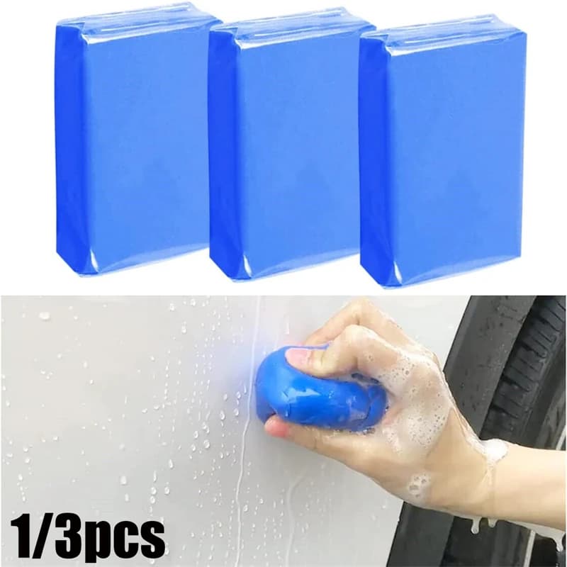 1-3 pieces clay bar details auto cleaning car cleaning mud wash mud remove magic blue cleaning auto brush car accessories car