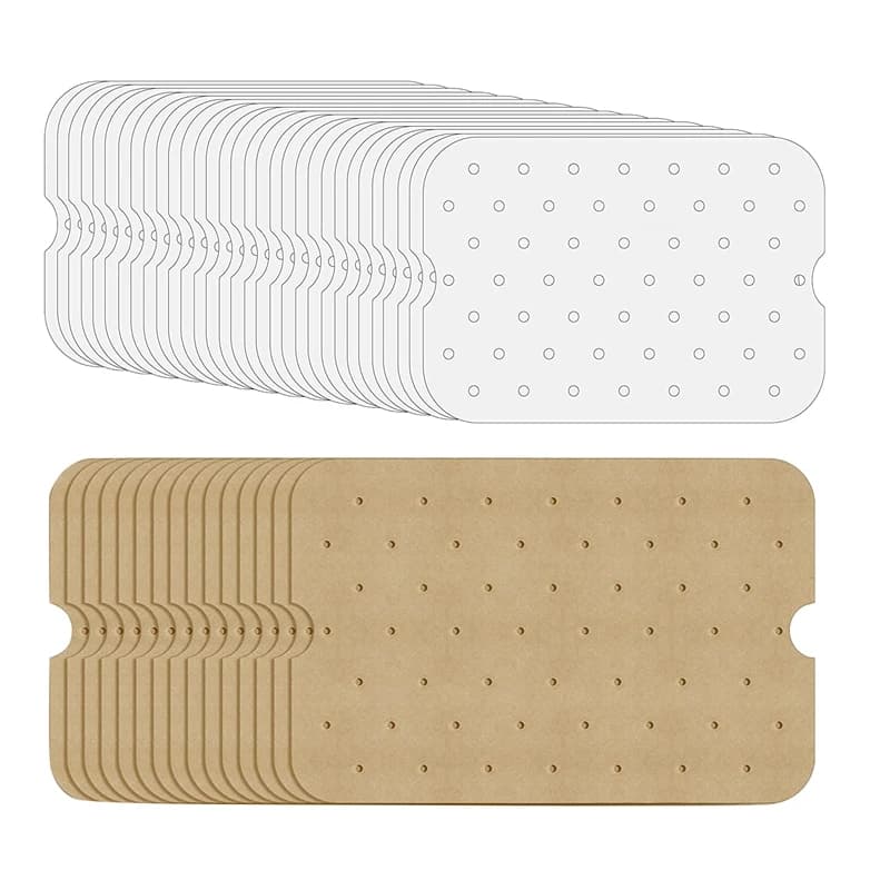 Fodere In carta pergamena per friggitrice ad aria da 200 pezzi per Ninja Foodi XL Smart FG551 griglia interna 6-In-1 per accessori Ninja Foodi