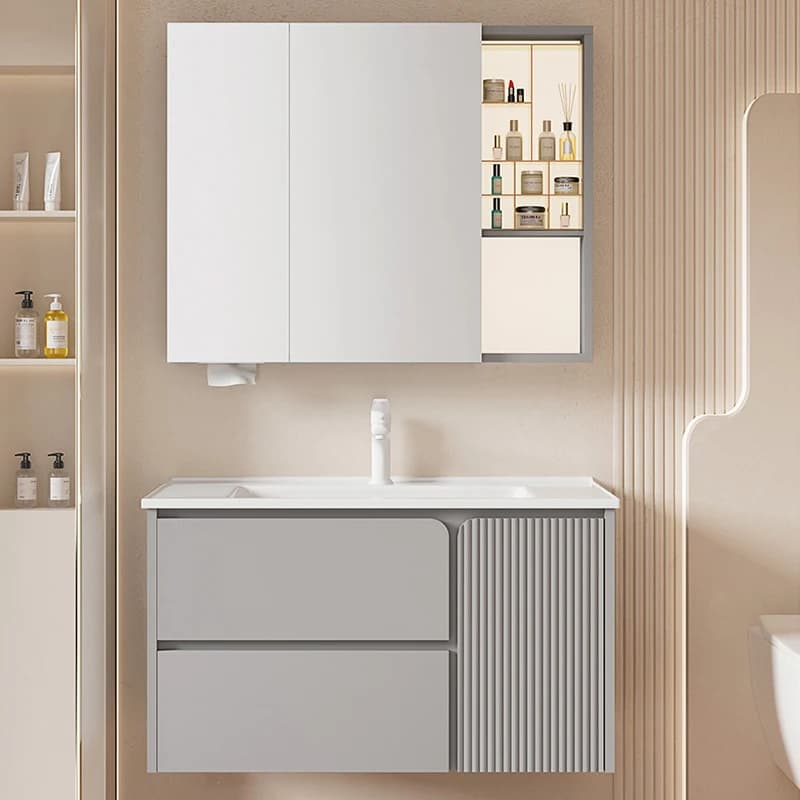 Scaffali Profumo Armadietto da bagno Display Impianto disinfettante sopra i cassetti Armadietto da bagno Gadget di carta Gabinete Mobili per la casa