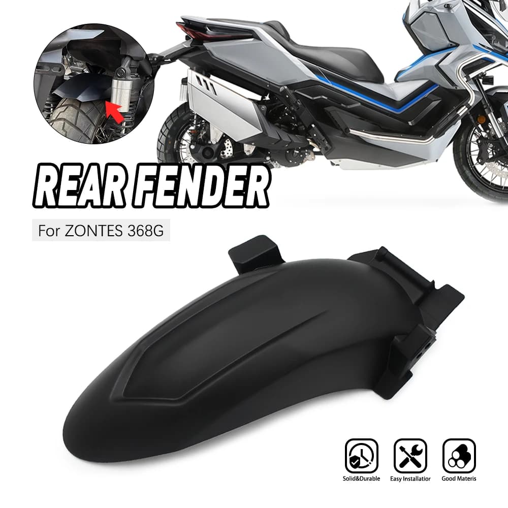 PER ZONTES 368G G368 368 G 368 2024-2025 Moto Nuovo Parafango Parafango Posteriore Ruota Hugger Paraspruzzi Splash Guard Copertura Della Protezione