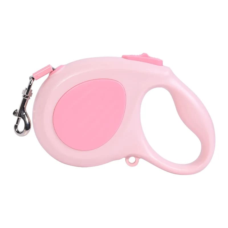 Guinzaglio Avvolgibile Automatico 3M 5M con Un Solo Pulsante Anti-Fuga per Cani di Taglia Media e Piccola, Catena per Animali Domestici per Toy Poodle
