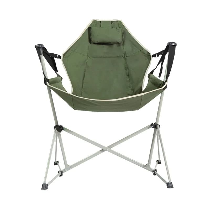 Sedia pieghevole portatile in acciaio al carbonio Comoda sedia da pesca leggera Arredamento da campeggio multifunzionale per picnic sulla spiaggia di sabbia