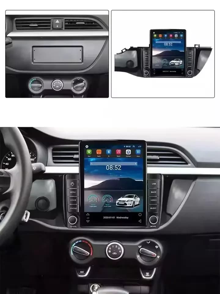 8 + 128G Android 11 autoradio gps Per Kia RIO 4 K2 2016 - 2019 GPS BT 360 fotocamera SWC Audio luci chiave auto multimediale