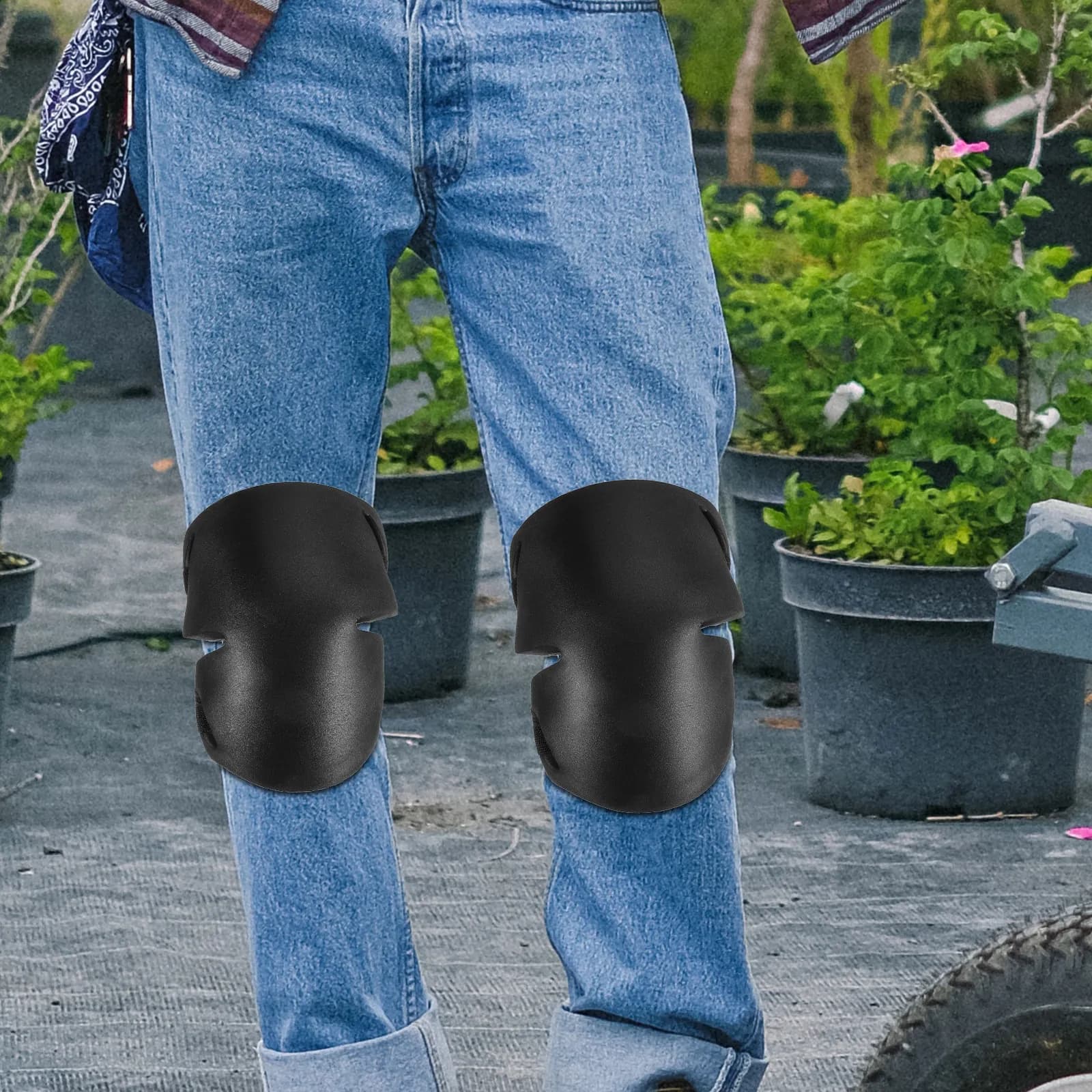 1 paio di ginocchiere in EVA per sport, giardinaggio, protezione, supporto, ginocchiere protettive, pantaloni da lavoro, per uomo e donna