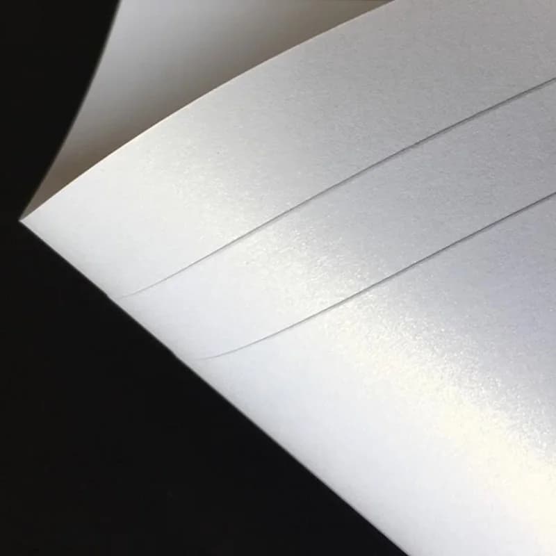 50pcs Ice White Pearl Paper DIY Cardboard A5 A4 A3 Sizes 120g 200g 250g 300g for Handmade Origami Model Crafts