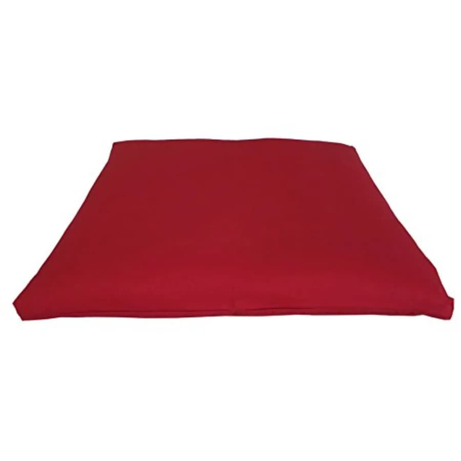 Medium Zabuton Meditation Mat for Yoga and Sitting Soft Foam Filled with Cotton Fabric in Beige Comfortable Cushion for Long Se