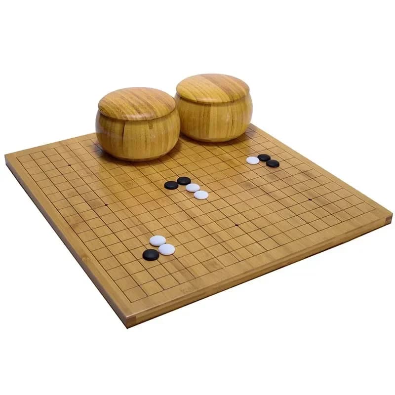 Giocattoli educativi portatili per bambini Set di giochi Go personalizzati Set di giochi da tavolo Go Gioco da tavolo Go con ciotole e pietre