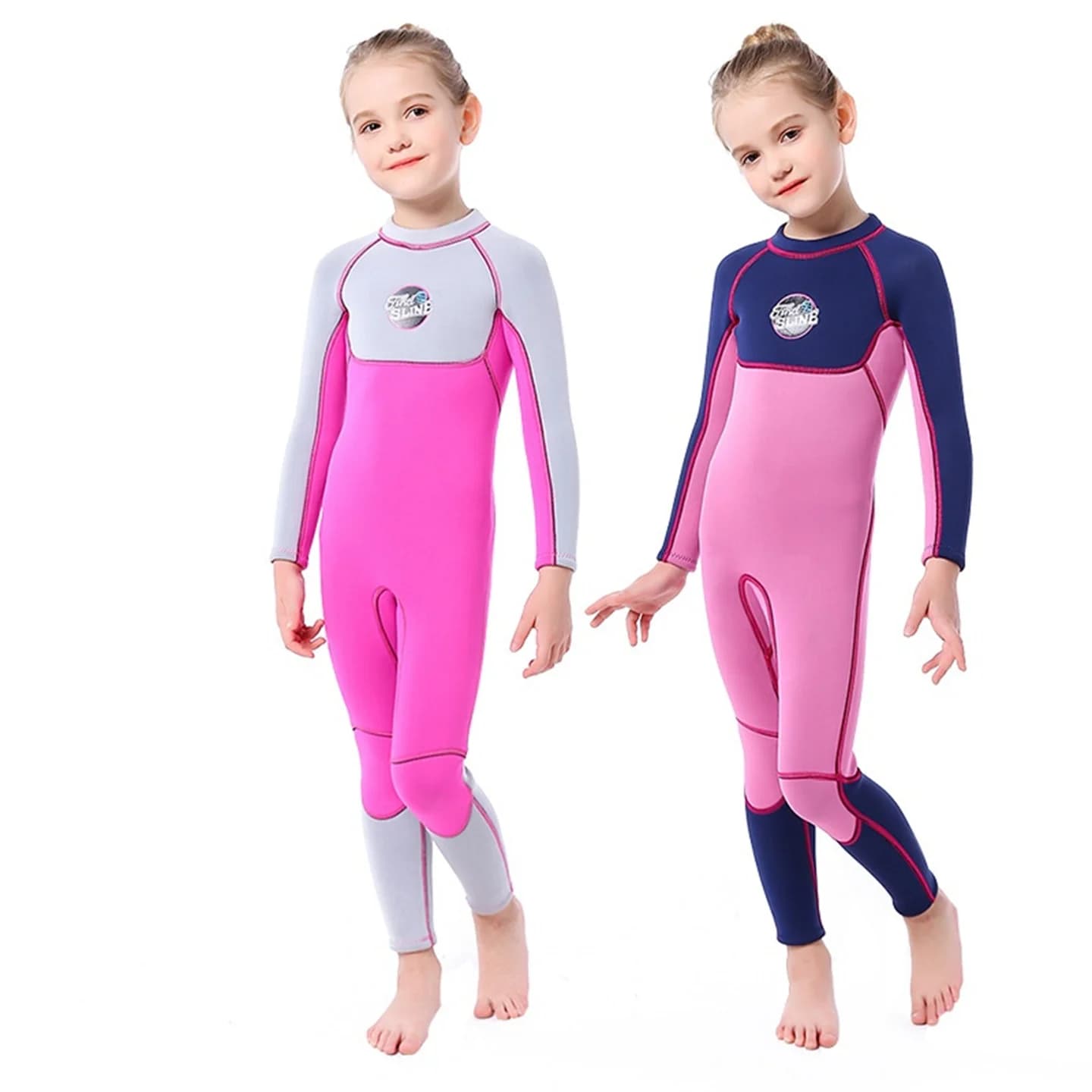 New 3mm Diving Mute for Kids Long Sleeved Women Hot Swimwear Girls Snorkeling Solar Protection Surf Medusa Dress