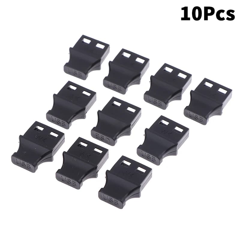 5/10 pz Tipo-A Porta USB Spina Con Maniglia di Plastica Anti-polvere Copertura Per Computer Portatile Presa Cap Interfaccia Non Utilizzata Anti-Polvere spina