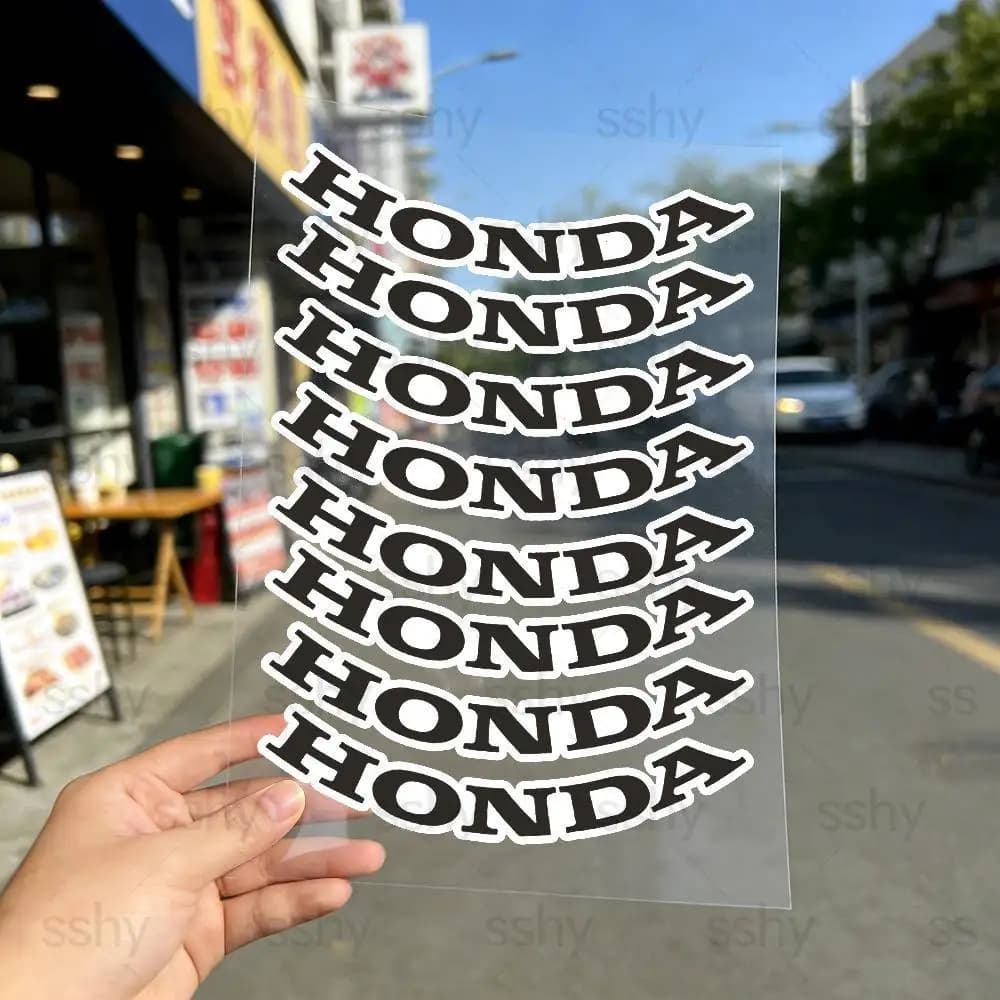 Adesivi Riflettenti per Moto Honda in 18 Colori, Segnalazione di Sicurezza 3M per Caschi da Scooter nella Notte al Buio